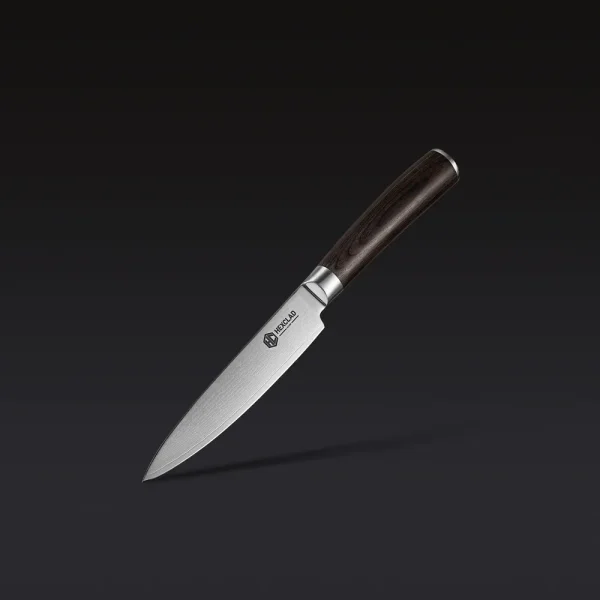 Damascus Steel Utility Knife, 5" (Espresso)